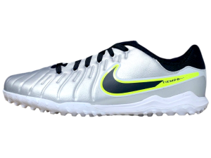 Giày bóng đá trẻ em Nike Tiempo Legend 10 Academy TF Jr màu bạc DV4351-001