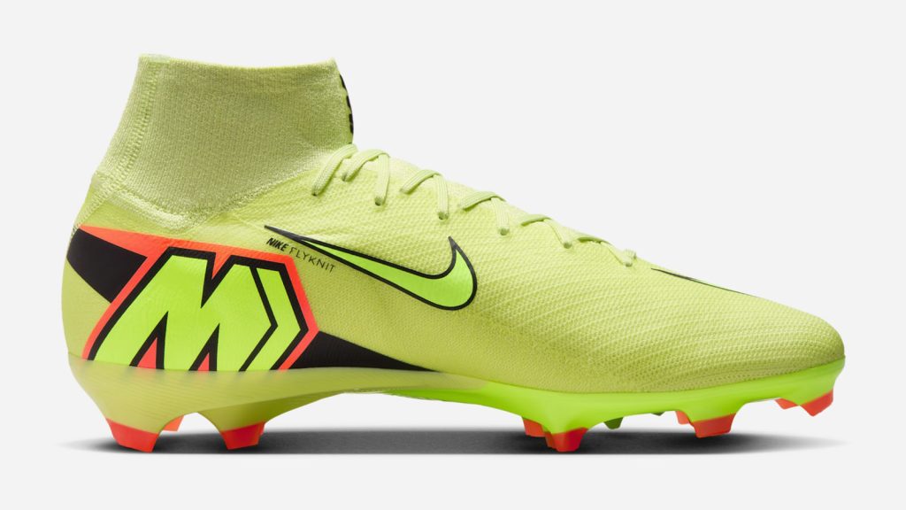 Tone màu chủ đạo của Nike Mercurial Superfly 10 là màu xanh vàng chanh