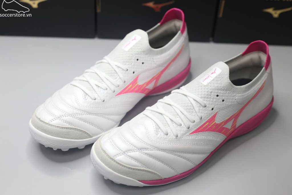 Mizuno Morelia Neo Sala β Japan TF- trắng/ hồng Q1GB264064