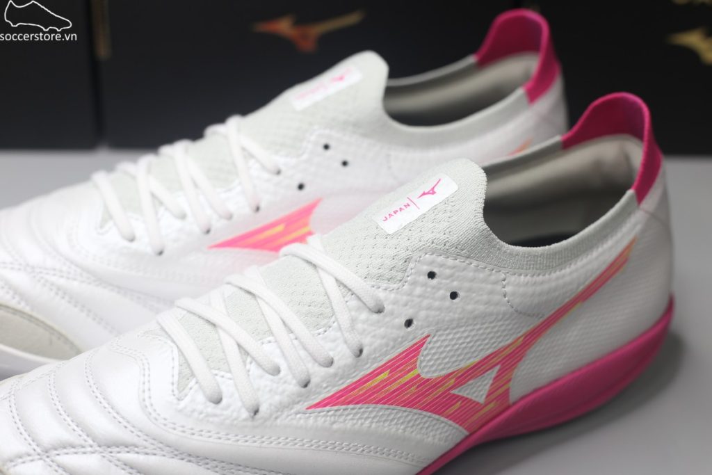 Mizuno Morelia Neo Sala β Japan TF- trắng/ hồng Q1GB264064