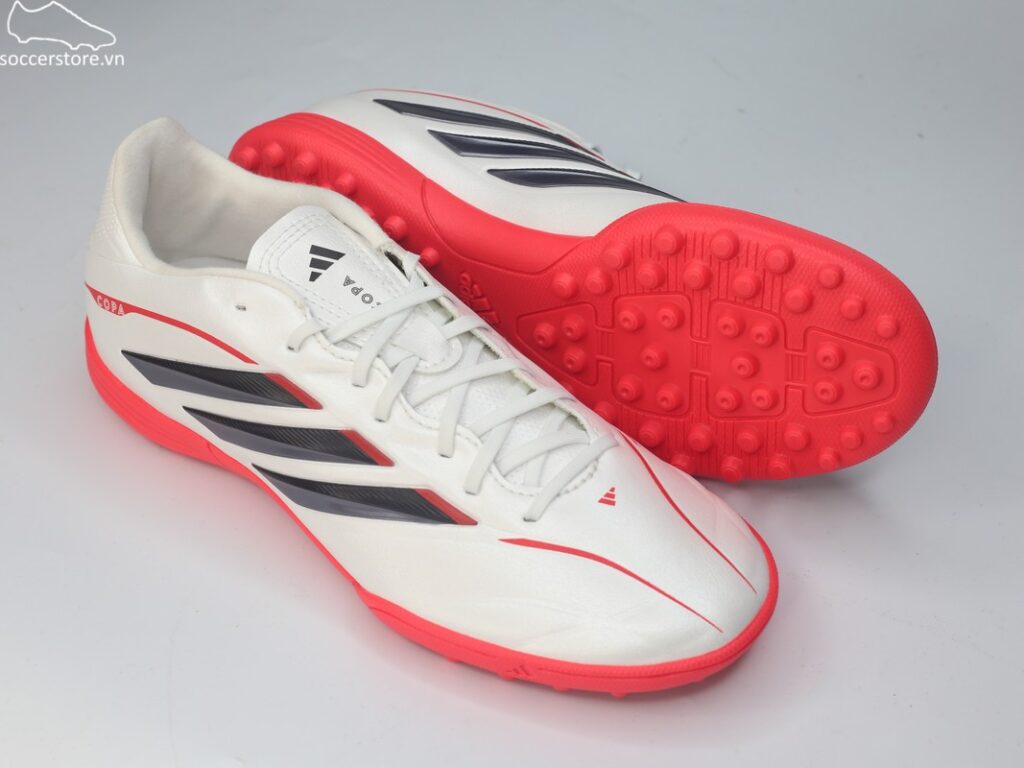 Adidas Copa Pure IV League TF Jr màu trắng/ bạc JR6260