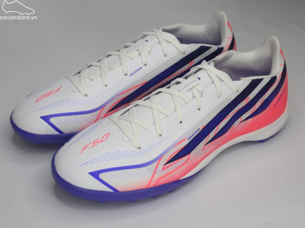 Adidas F50 Hyperfast League TF đỏ/ trắng- Chaos vs Control KJ3434