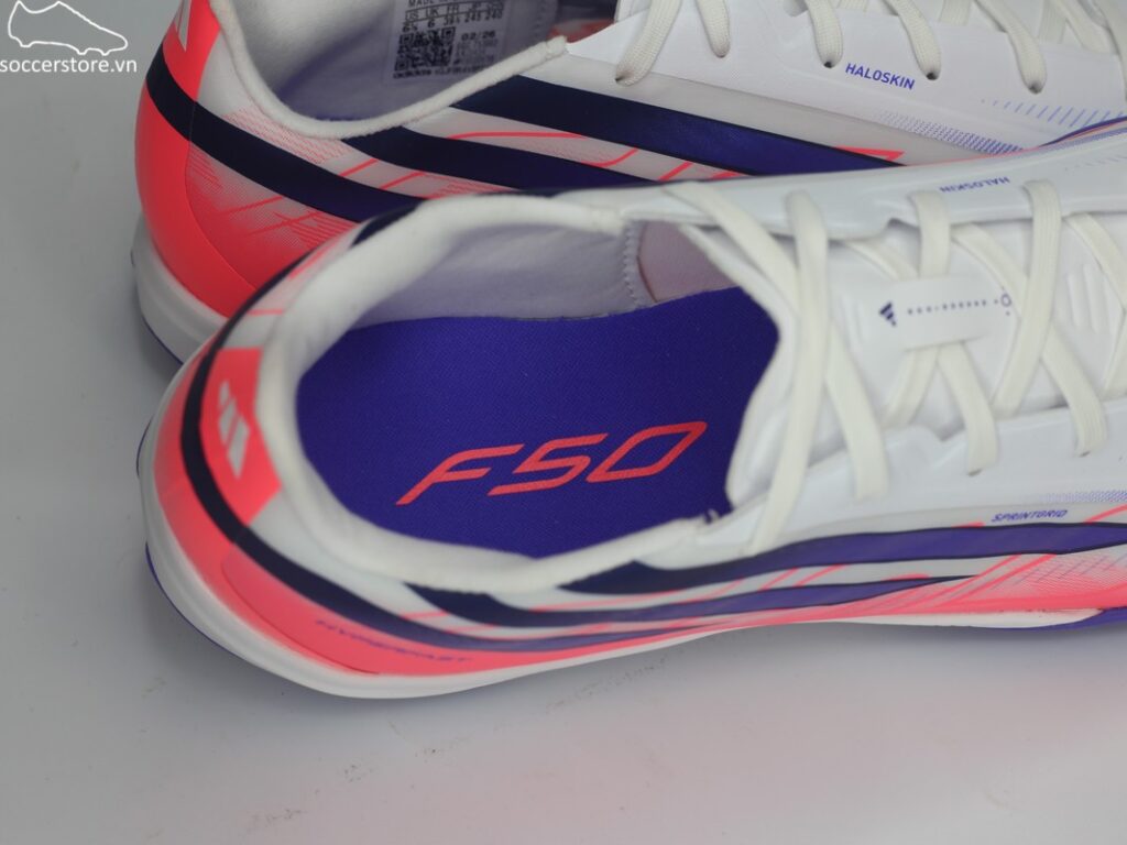 Adidas F50 Hyperfast League TF đỏ/ trắng- Chaos vs Control KJ3434
