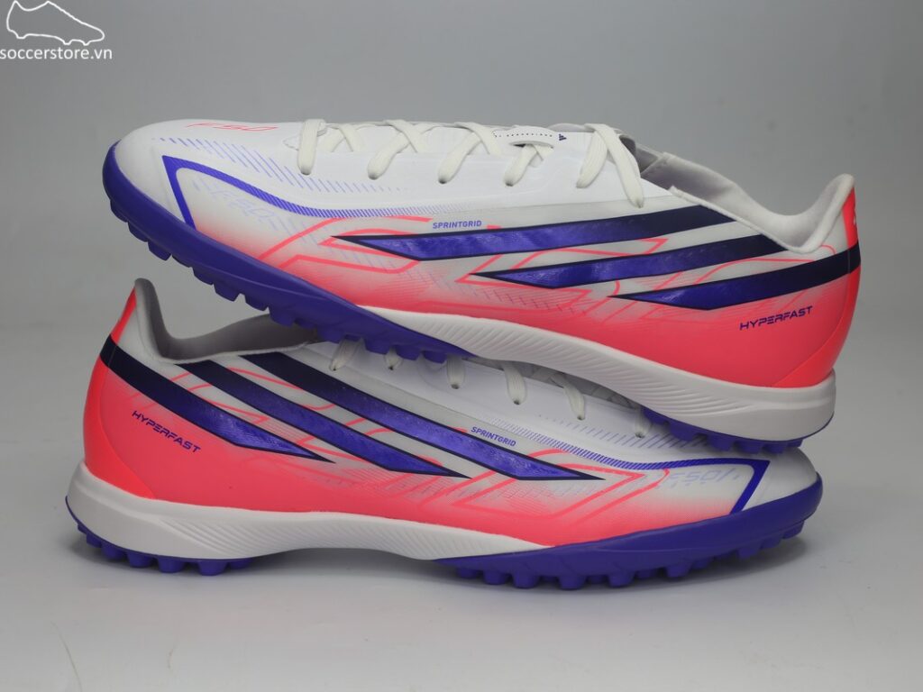 Adidas F50 Hyperfast League TF đỏ/ trắng- Chaos vs Control KJ3434