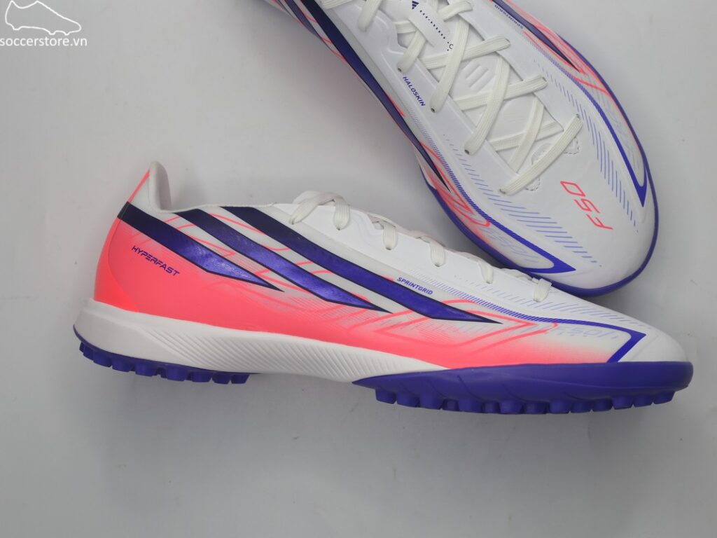 Adidas F50 Hyperfast League TF đỏ/ trắng- Chaos vs Control KJ3434