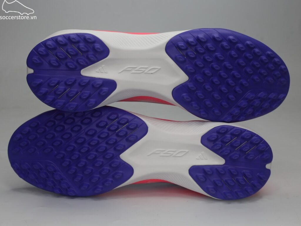 Adidas F50 Hyperfast League TF đỏ/ trắng- Chaos vs Control KJ3434