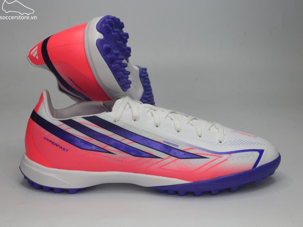 Adidas F50 Hyperfast League TF đỏ/ trắng- Chaos vs Control KJ3434