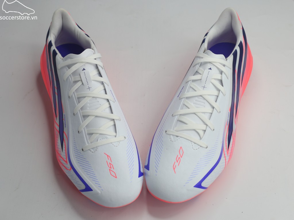 Adidas F50 Hyperfast League FG màu trắng đỏ- Chaos vs Control KJ3412