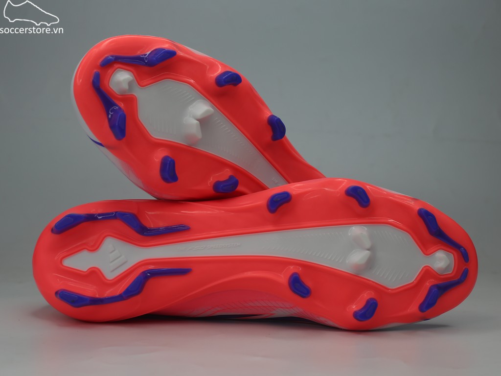Adidas F50 Hyperfast League FG màu trắng đỏ- Chaos vs Control KJ3412