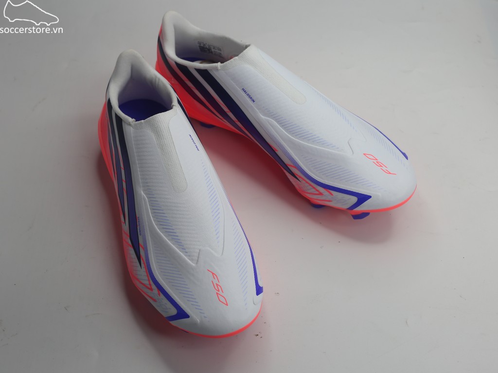Adidas F50 Hyperfast League LL FG trắng/ đỏ- Chaos vs Control KJ3415