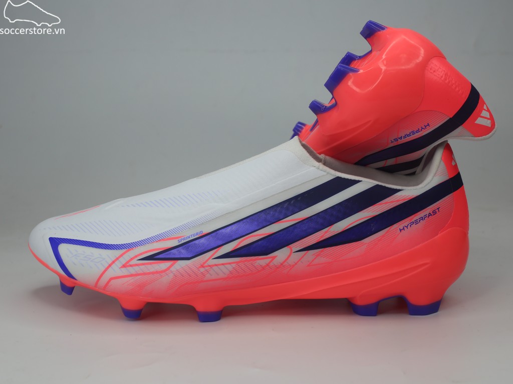 Adidas F50 Hyperfast League LL FG trắng/ đỏ- Chaos vs Control KJ3415