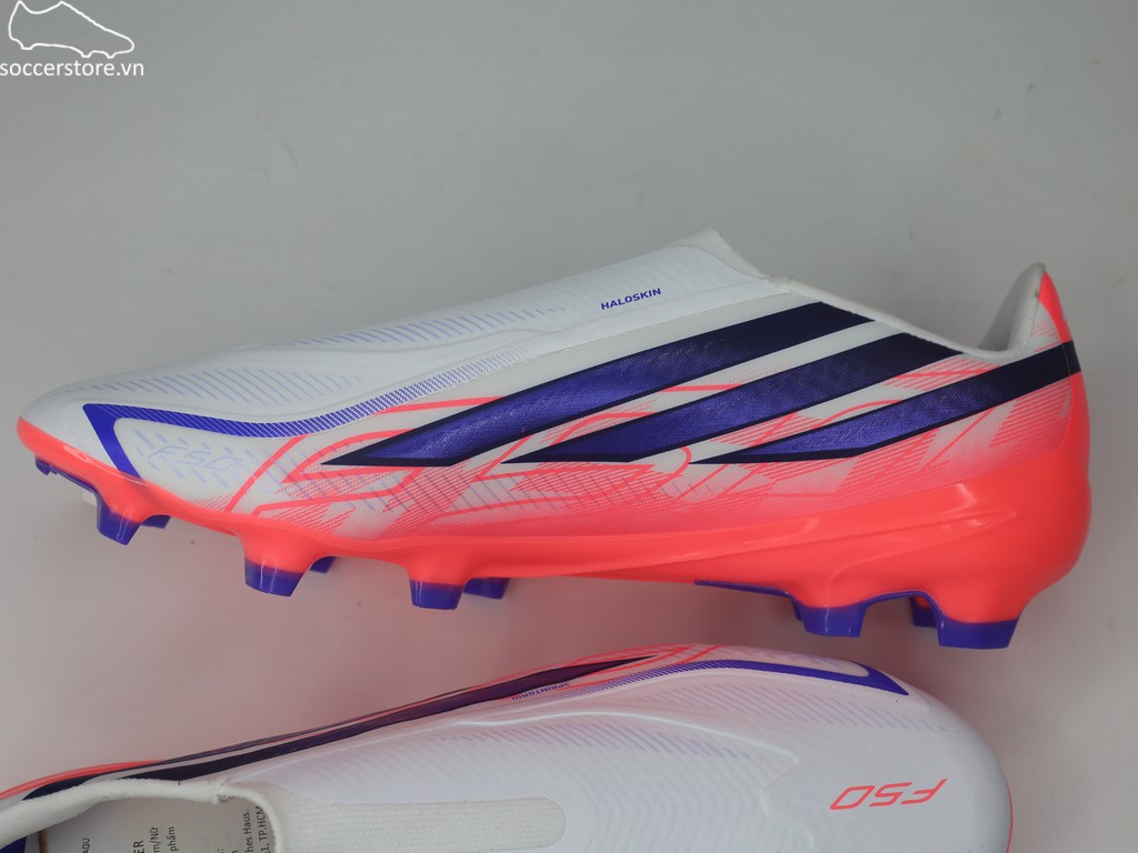 Adidas F50 Hyperfast League LL FG trắng/ đỏ- Chaos vs Control KJ3415
