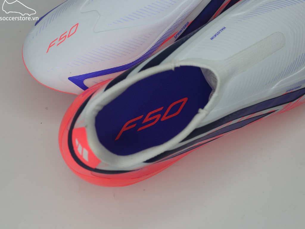 Adidas F50 Hyperfast League LL FG trắng/ đỏ- Chaos vs Control KJ3415