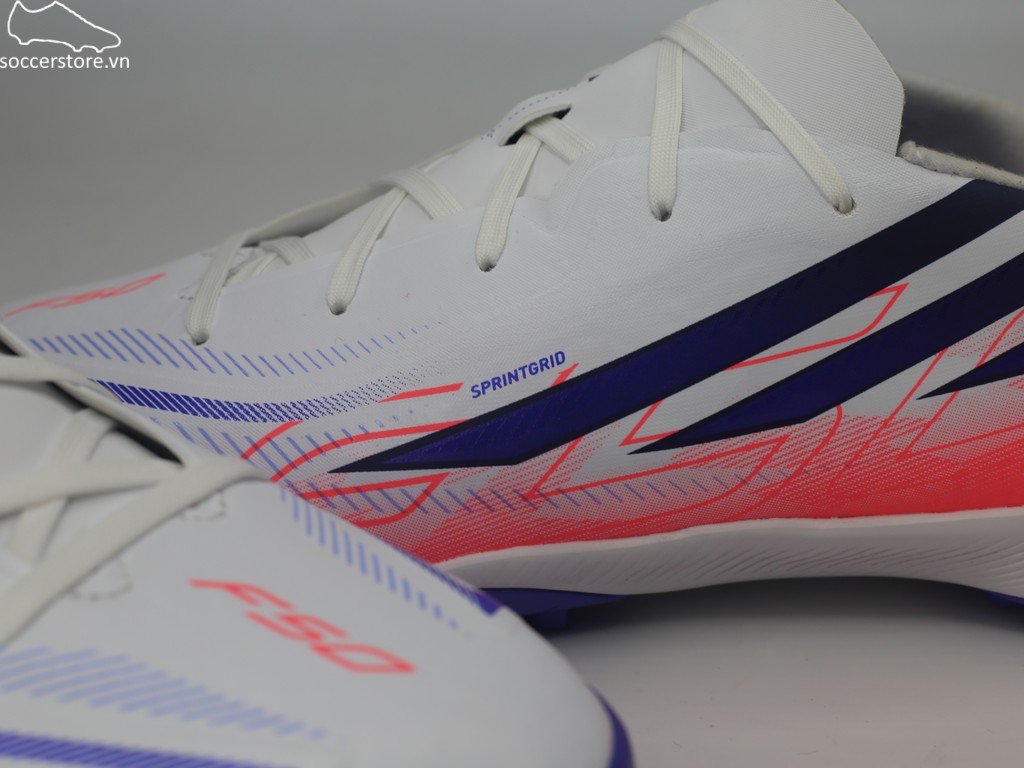 Adidas F50 Hyperfast League TF Jr đỏ/ trắng Chaos vs Control KK1321 Kids Junior