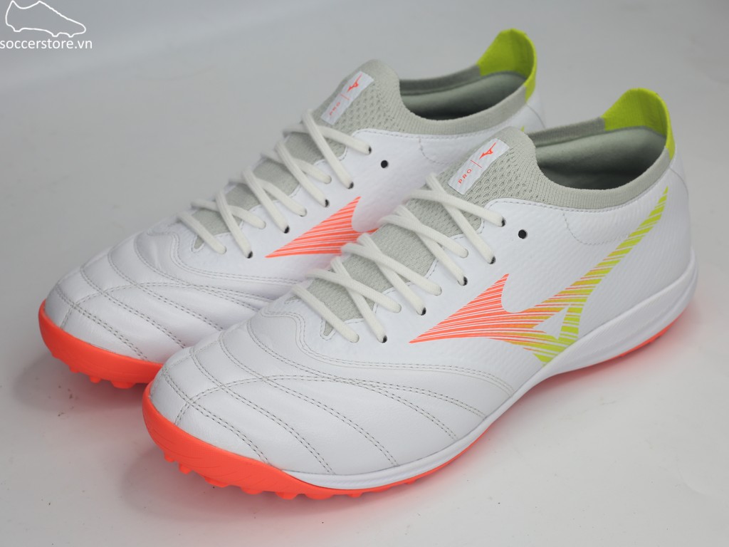 Mizuno Morelia Neo V β Pro AS TF- trắng/ cam P1GD269454