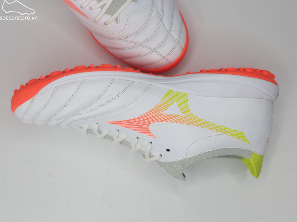 Mizuno Morelia Neo V β Pro AS TF- trắng/ cam P1GD269454