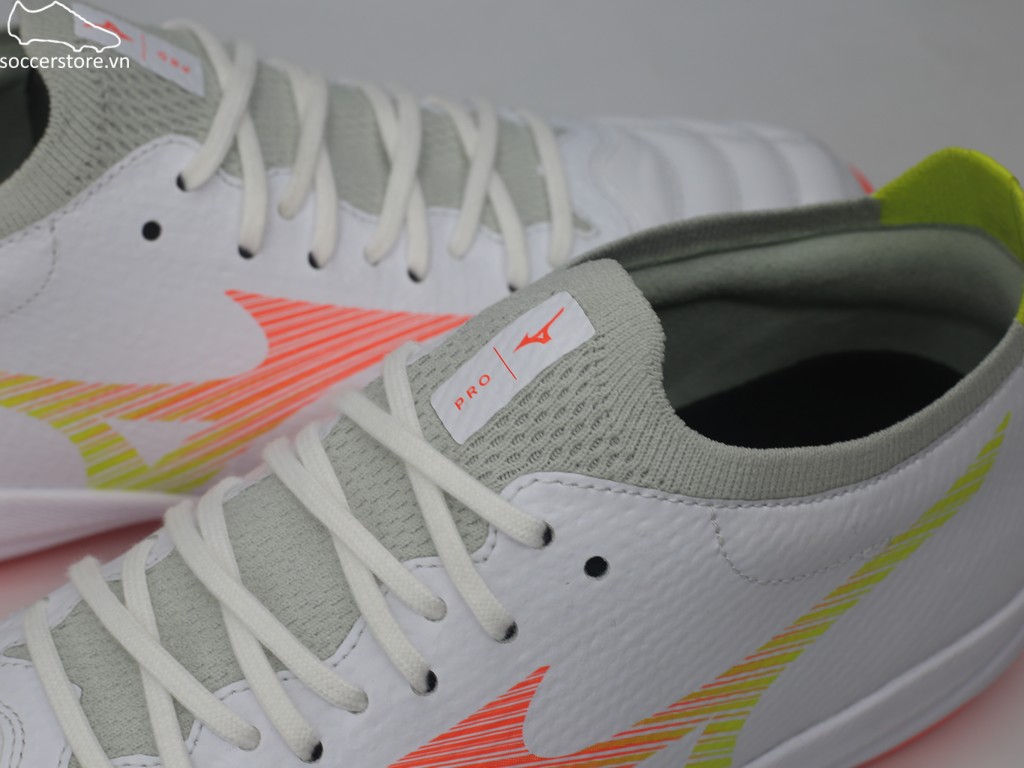 Mizuno Morelia Neo V β Pro AS TF- trắng/ cam P1GD269454