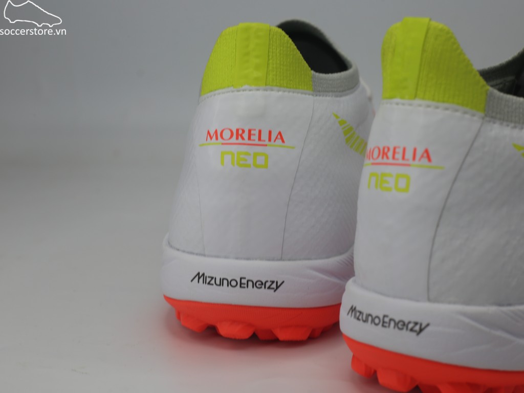 Mizuno Morelia Neo V β Pro AS TF- trắng/ cam P1GD269454