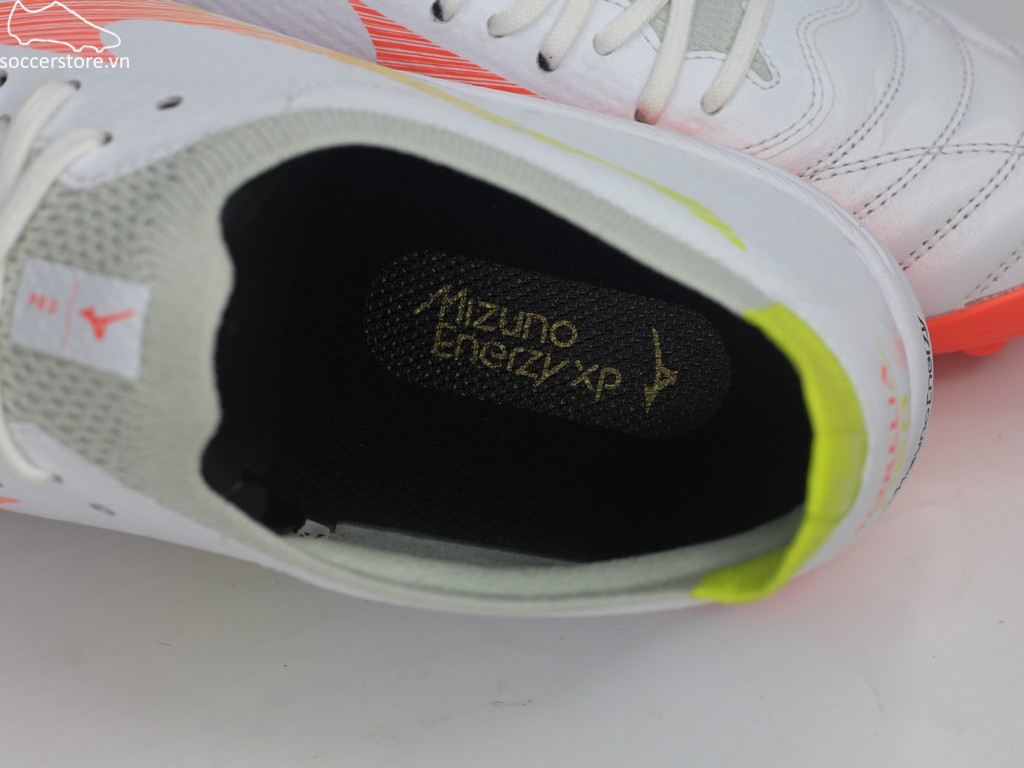 Mizuno Morelia Neo V β Pro AS TF- trắng/ cam P1GD269454