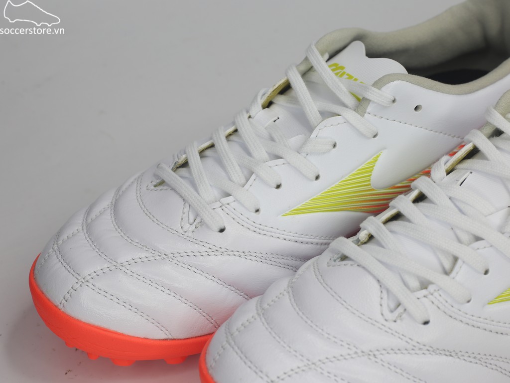 Mizuno Morelia Neo V Pro AS TF- trắng/ cam P1GD268454