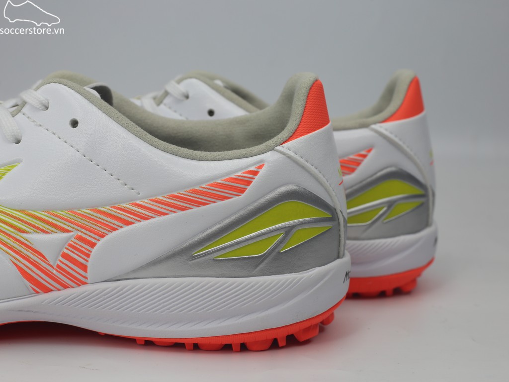 Mizuno Morelia Neo V Pro AS TF- trắng/ cam P1GD268454