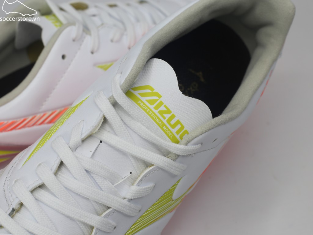 Mizuno Morelia Neo V Pro AS TF- trắng/ cam P1GD268454
