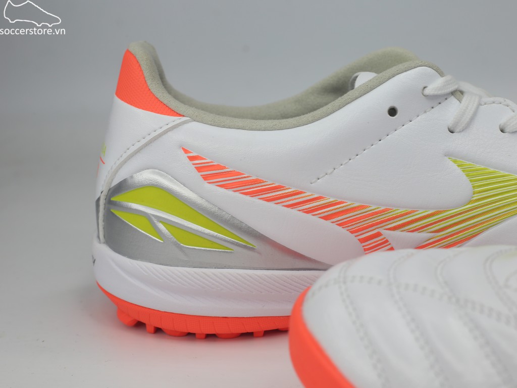 Mizuno Morelia Neo V Pro AS TF- trắng/ cam P1GD268454