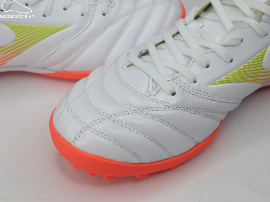 Mizuno Morelia Neo V Pro AS TF- trắng/ cam P1GD268454
