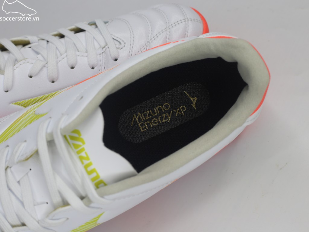Mizuno Morelia Neo V Pro AS TF- trắng/ cam P1GD268454