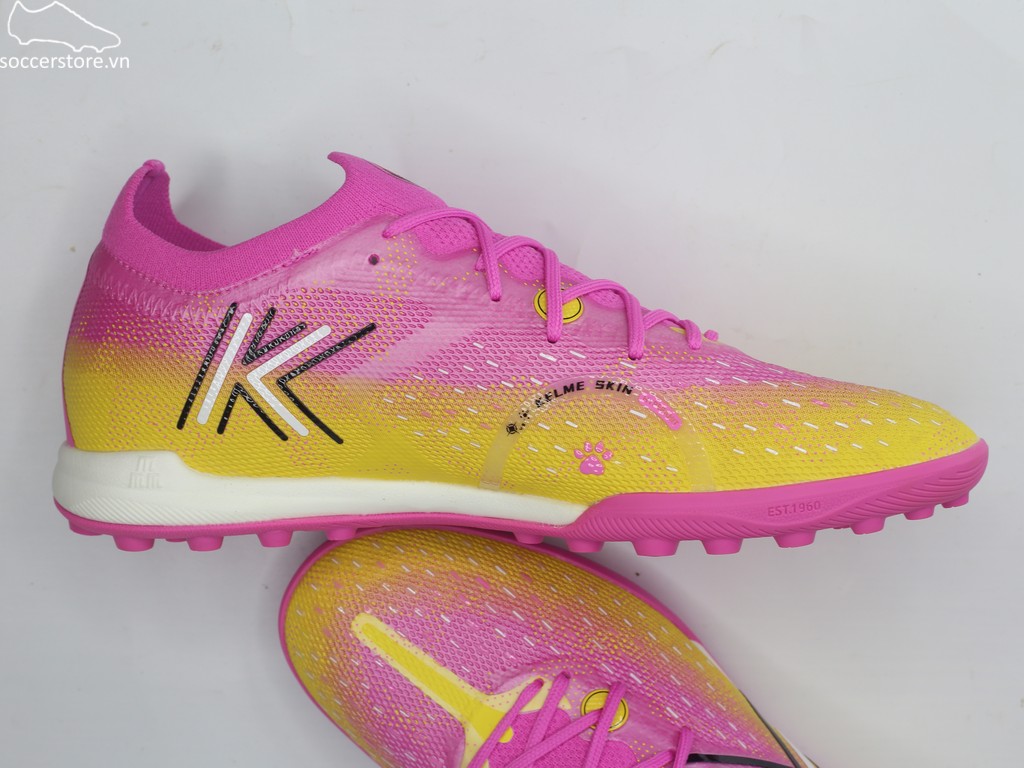 Kelme Flash 5.0 TF hồng phấn 9521ZX1324-619