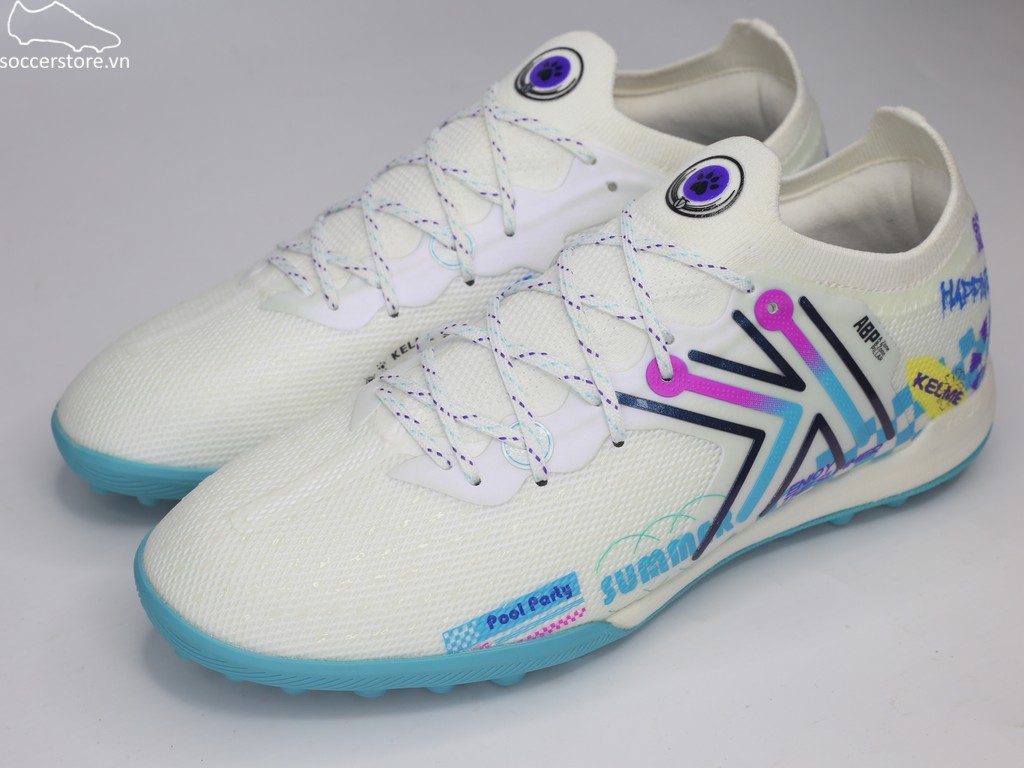 Kelme Flash 5.0 TF Summer- màu trắng/ blue 9521ZX1324-104