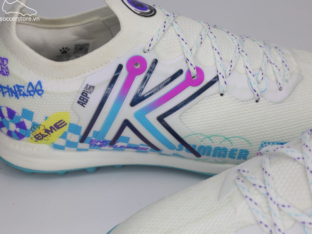Kelme Flash 5.0 TF Summer- màu trắng/ blue 9521ZX1324-104