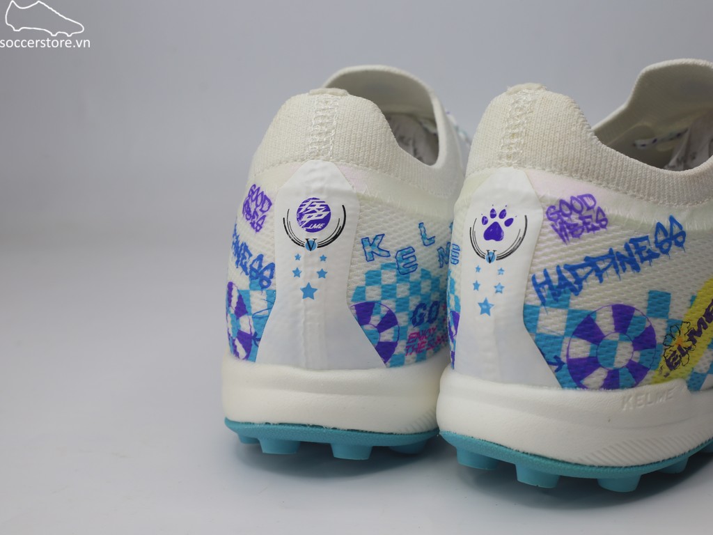 Kelme Flash 5.0 TF Summer- màu trắng/ blue 9521ZX1324-104