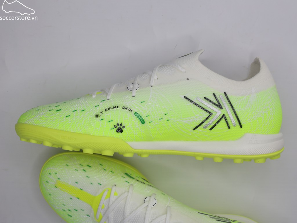 Kelme Flash 5.0 TF màu trắng / green 9521ZX1324-105