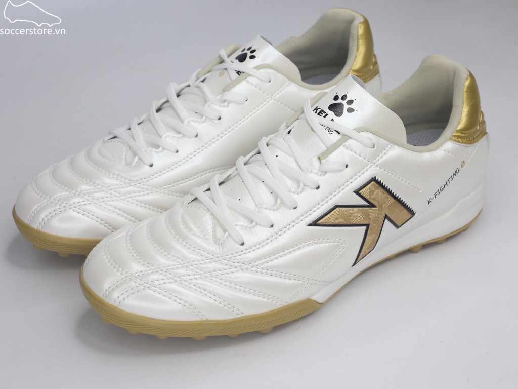Kelme K-fighting 2.0.3 TF màu trắng/ vàng đồng 8621ZX1474-123