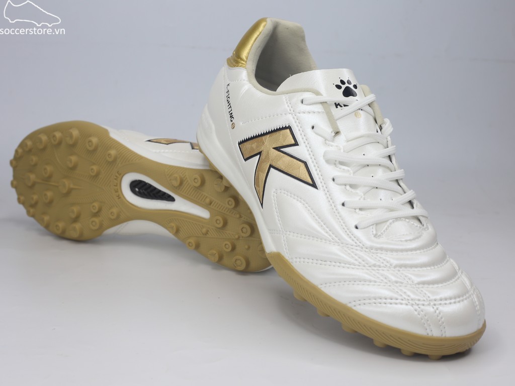 Kelme K-fighting 2.0.3 TF màu trắng/ vàng đồng 8621ZX1474-123
