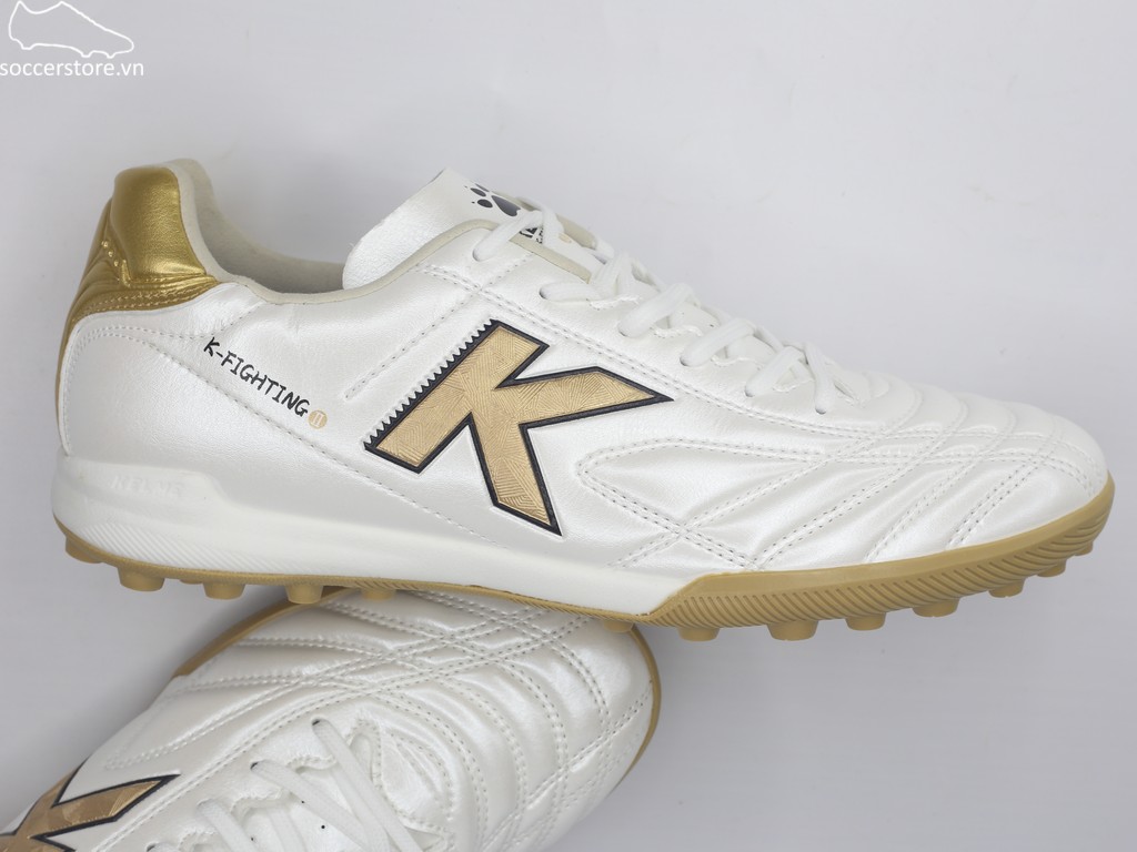 Kelme K-fighting 2.0.3 TF màu trắng/ vàng đồng 8621ZX1474-123