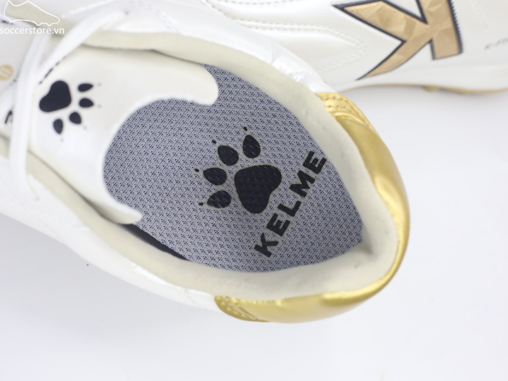 Kelme K-fighting 2.0.3 TF màu trắng/ vàng đồng 8621ZX1474-123