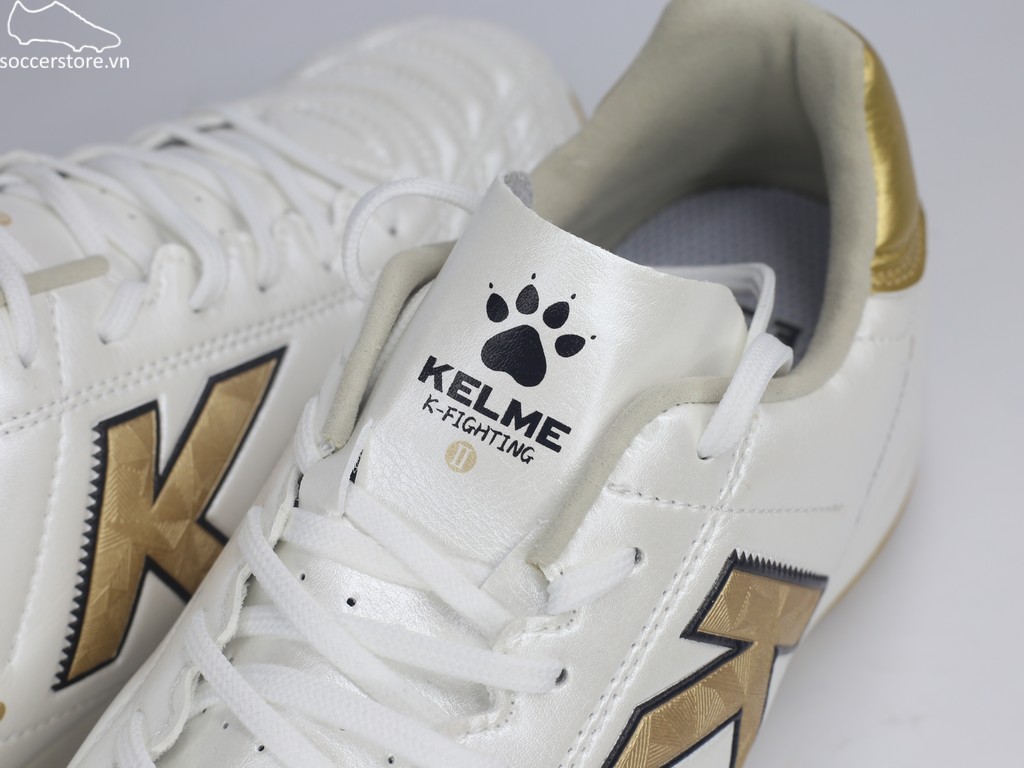 Kelme K-fighting 2.0.3 TF màu trắng/ vàng đồng 8621ZX1474-123