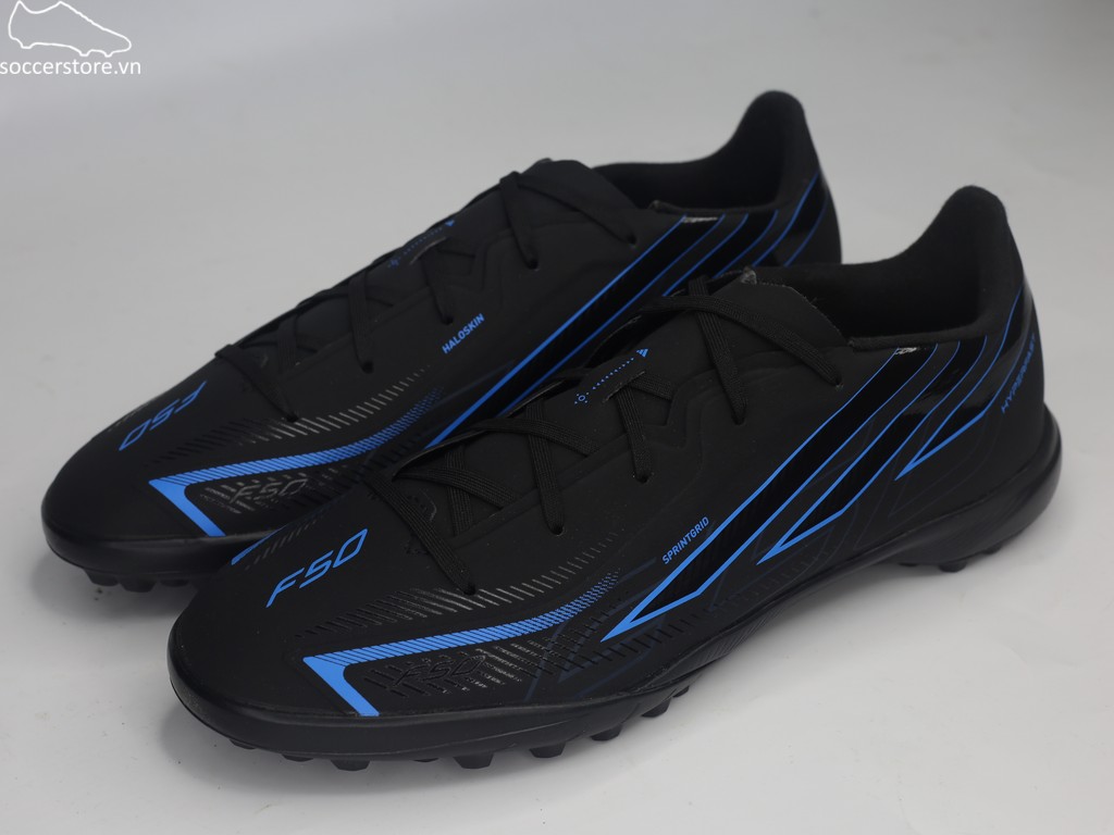 Adidas F50 Hyperfast League TF Jr màu đen/ blue KK1318