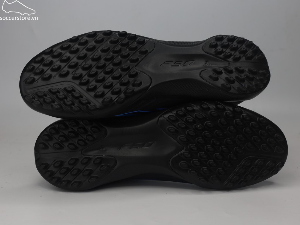 Adidas F50 Hyperfast League TF Jr màu đen/ blue KK1318