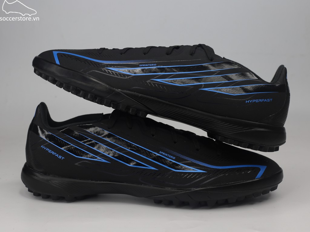 Adidas F50 Hyperfast League TF màu đen/ blue KJ3436