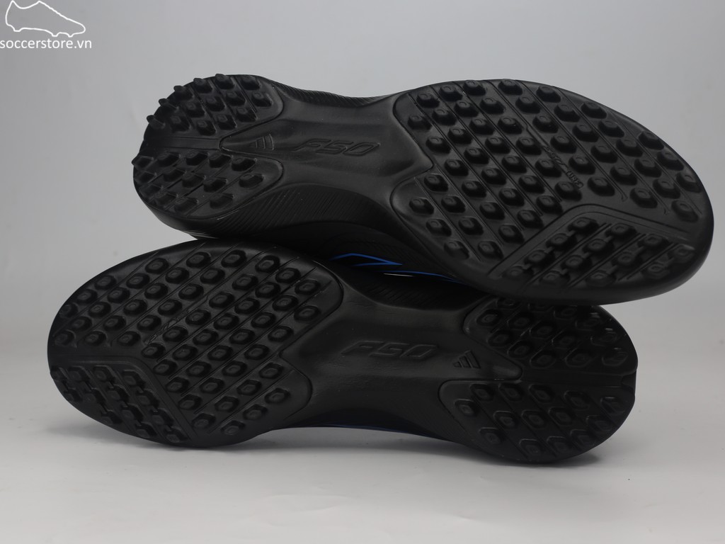 Adidas F50 Hyperfast League TF màu đen/ blue KJ3436