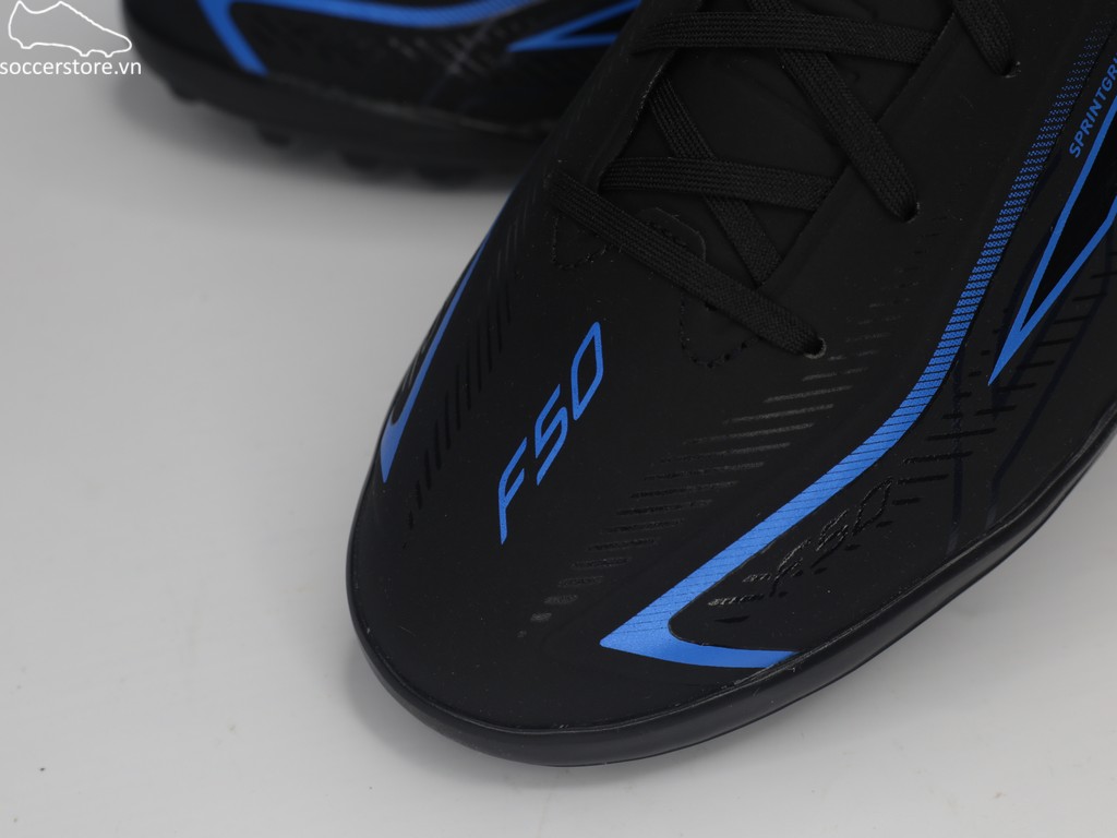 Adidas F50 Hyperfast League TF màu đen/ blue KJ3436