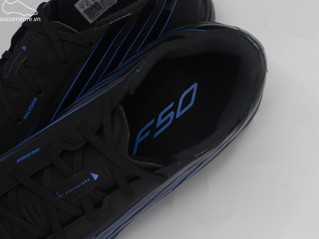 Adidas F50 Hyperfast League TF màu đen/ blue KJ3436