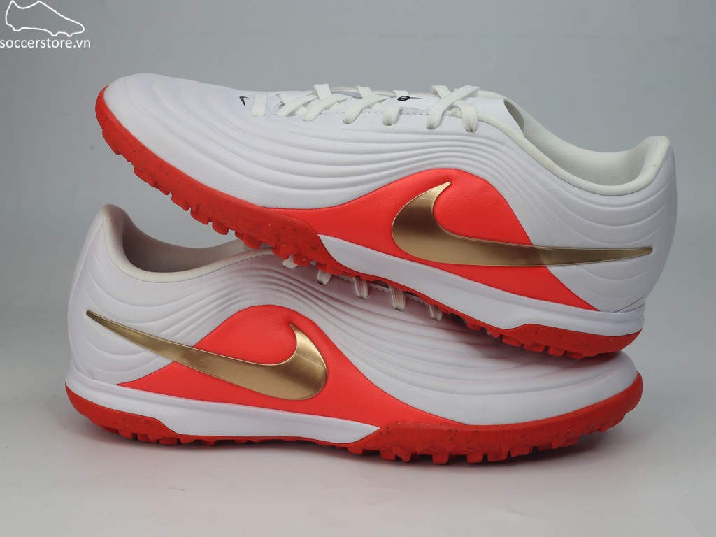 Tiempo Maestro Academy TF màu trắng/ đỏ IB4484-100