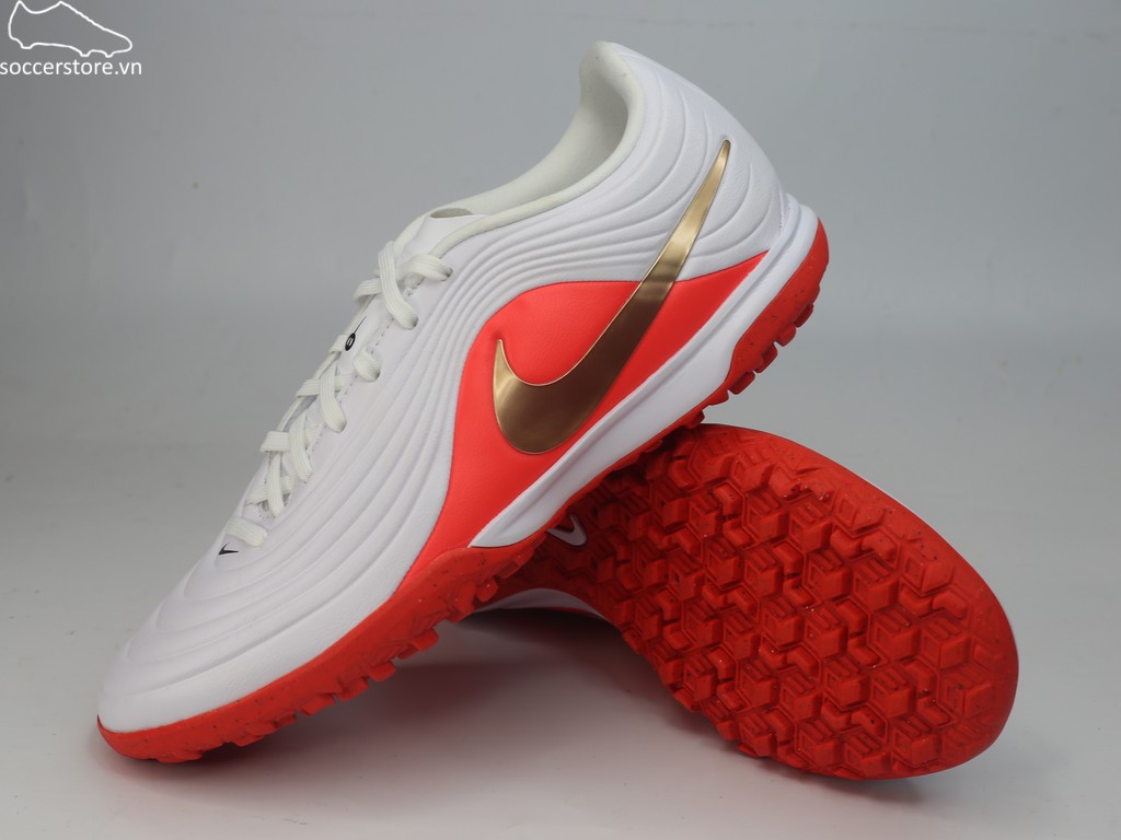 Tiempo Maestro Academy TF màu trắng/ đỏ IB4484-100