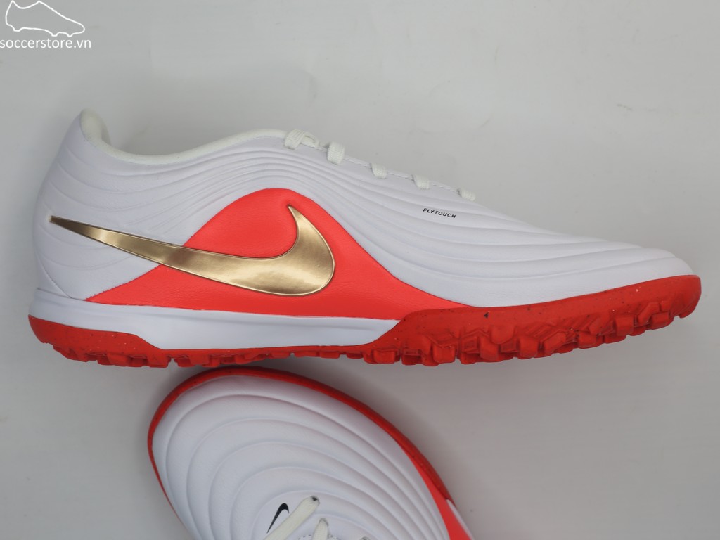 Tiempo Maestro Academy TF màu trắng/ đỏ IB4484-100
