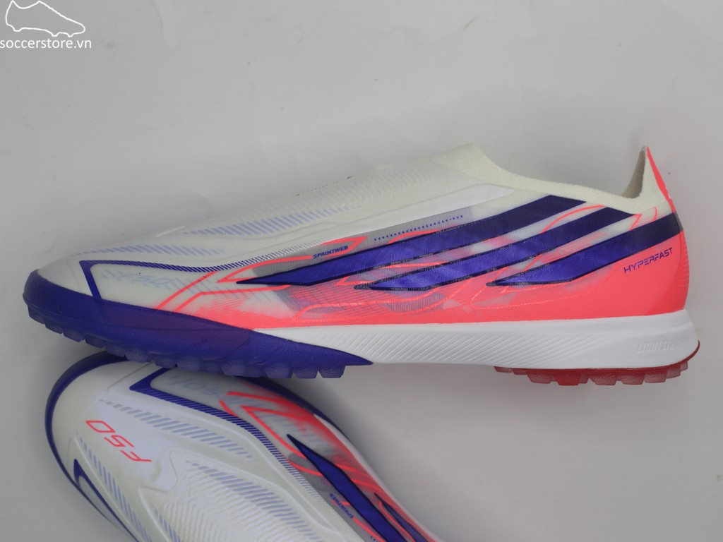Adidas Hyperfast Pro LL TF trắng/ đỏ Chaos vs Control KK1043