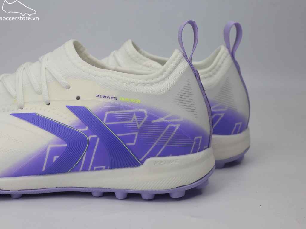 Kelme V-Mach 3.0.3 TF màu trắng/ tím 8621ZX1425-118